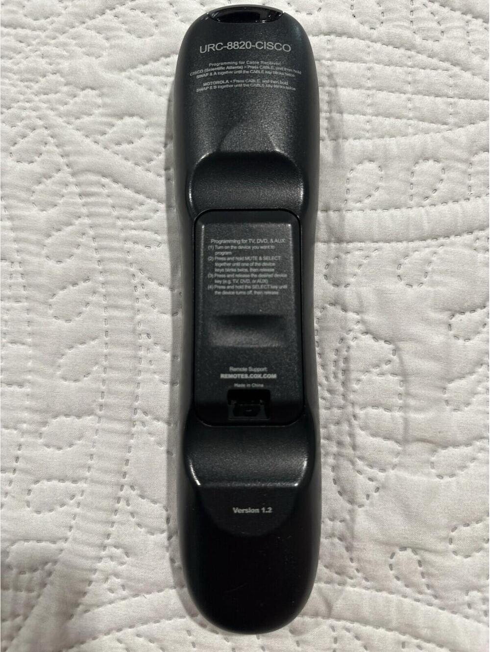 Samsung TV Remote + Cox Universal Remote Control Lot 2 Untested As-Is - Picture 4 of 8